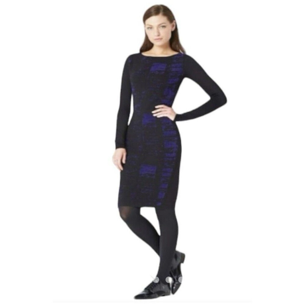 NWT Elie Tahari for Design Nation Women L Sheath Dress Knit